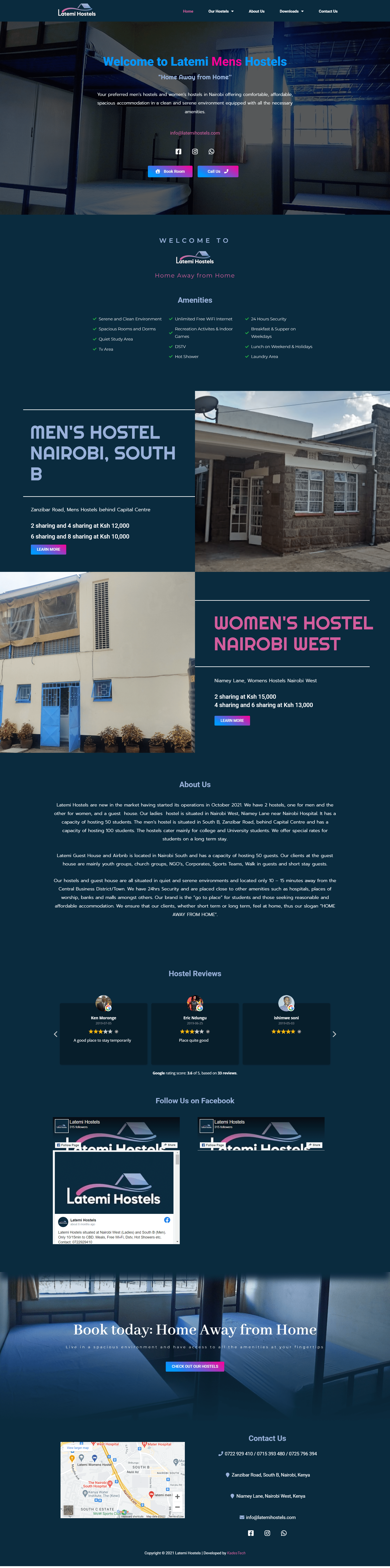 Men s Hostels and Women s Hostels Nairobi Latemi Hostels min